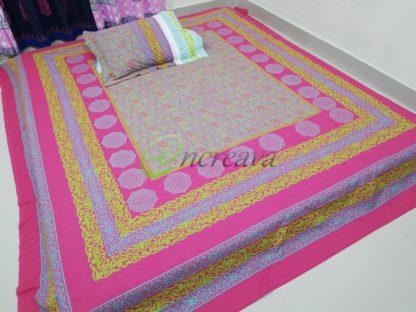 PINK BED COVER