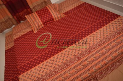 Meroon biskit bed cover