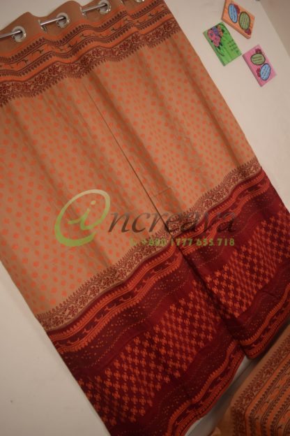 Meroon biskit bed cover