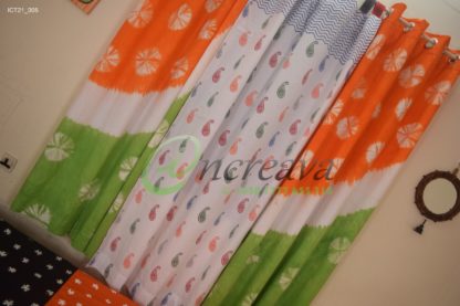 Block Multi Colorful Curtain