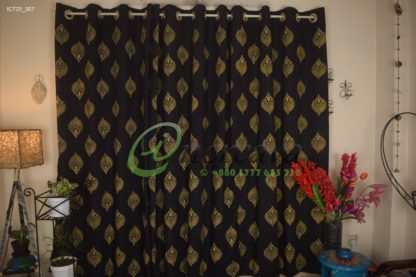 Black Biscuit Curtain
