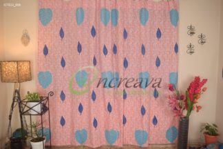 Baby pink Monester Curtain