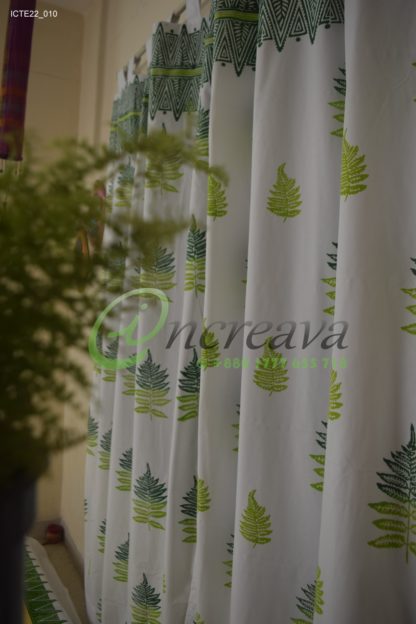 White Fern Curtain