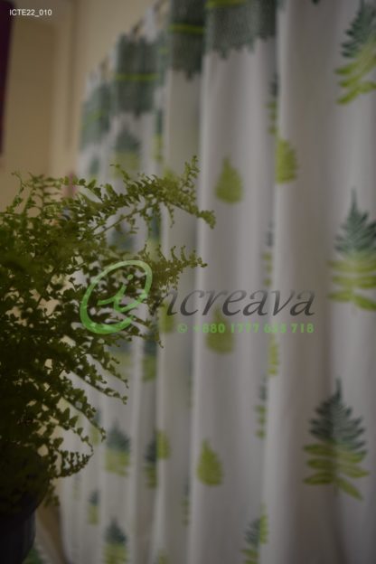 White Fern Curtain