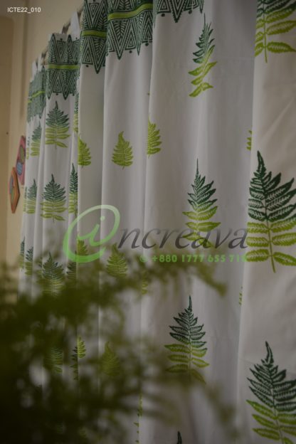 White Fern Curtain