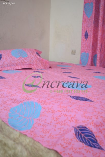 Baby pink Monester Bed cover