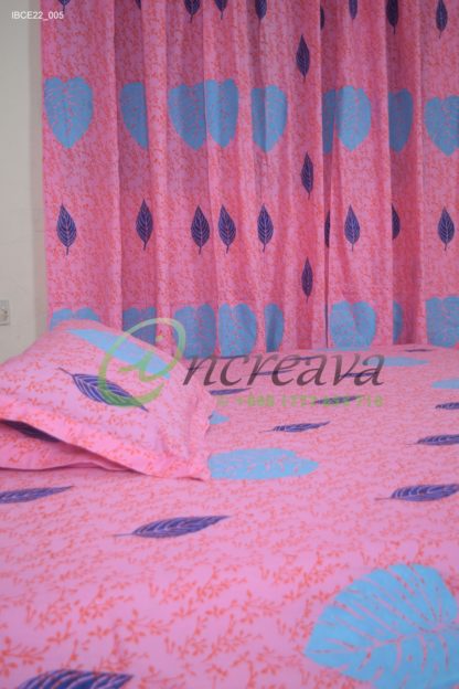 Baby pink Monester Bed cover