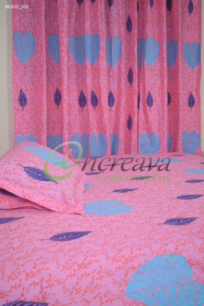 Baby pink Monester Bed cover