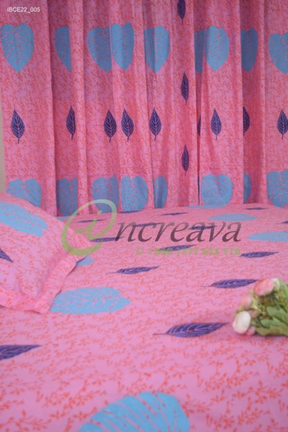 Baby pink Monester Bed cover