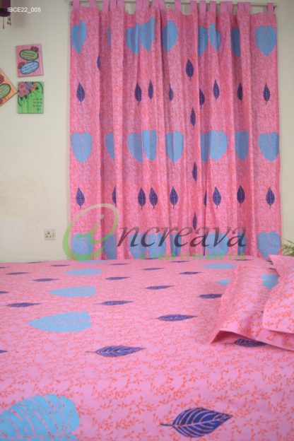 Baby pink Monester Bed cover