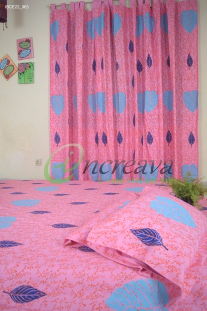 Baby pink Monester Bed cover