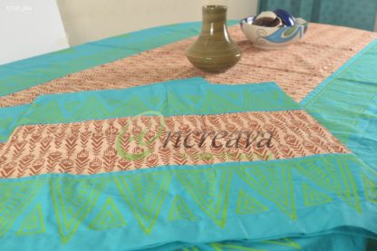 Teal Biscuit Table Cover
