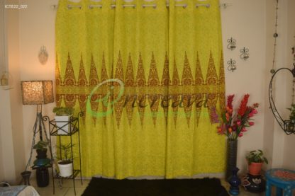 Yellow Coffee curtain