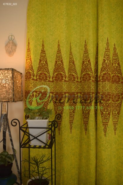 Yellow Coffee curtain