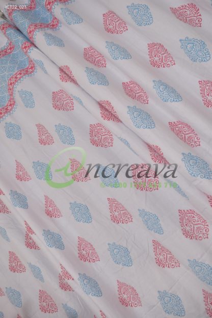 White Firoja pink curtain