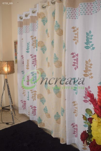 White Bagan Bilas Curtain