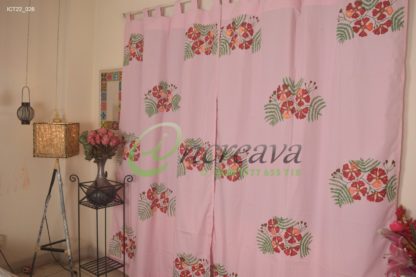 Pink Krishnochra Curtain