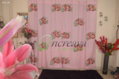 Pink Krishnochra Curtain