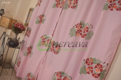 Pink Krishnochra Curtain