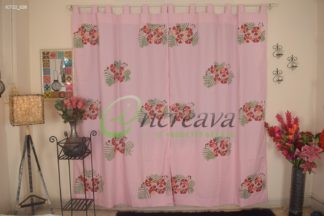 Pink Krishnochra Curtain