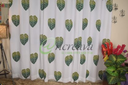 Mosntera Customise Curtain