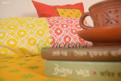 Orange MasteredSingle Bed cover