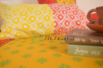 Orange MasteredSingle Bed cover