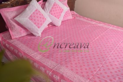 Pink Lace Bed Cover