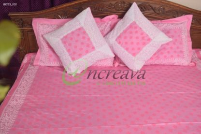 Pink Lace Bed Cover